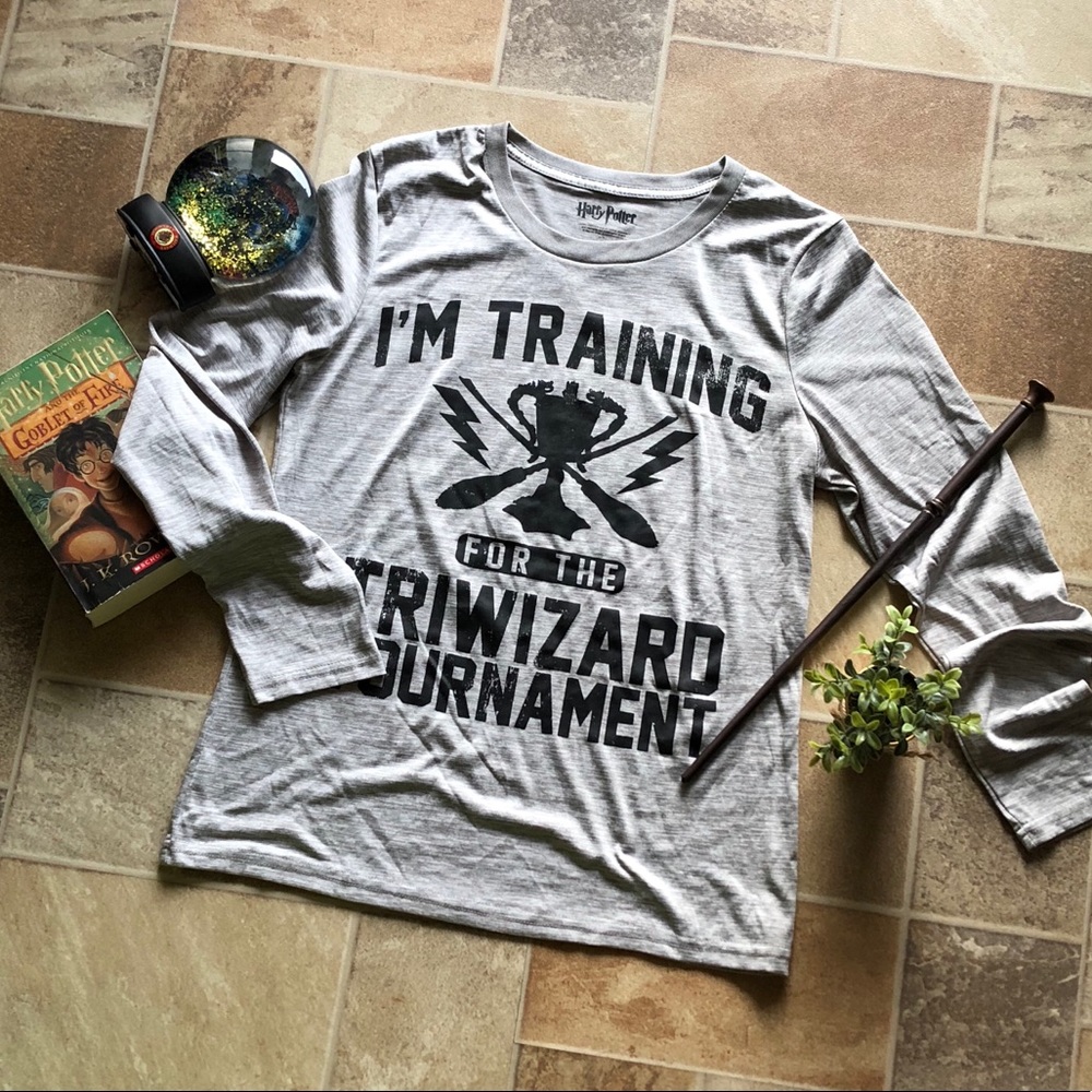 NWOT SzXL Harry Potter Triwizard Tournament LS Tee